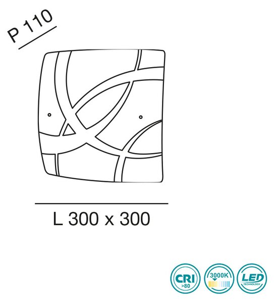 Φωτιστικό Οροφής La Mia Luce Kymi 3287-62-102 Λευκό (3000K)