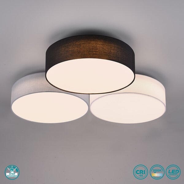 Φωτιστικό Οροφής Trio Lighting Lugano 621910317 Πολύχρωμο