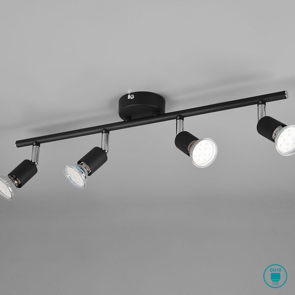 Σποτ RL Lighting Paris R80914032 Μαύρο Ματ