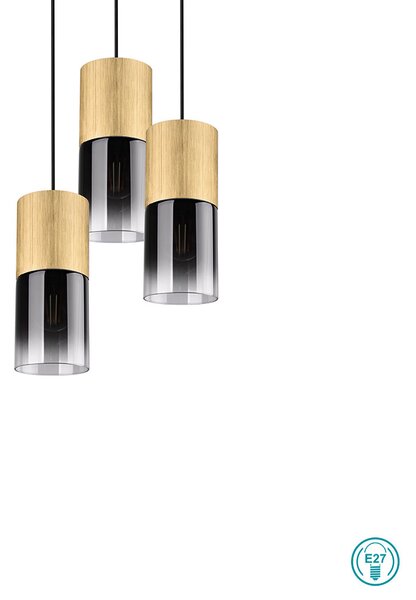 Φωτιστικό Κρεμαστό Trio Lighting Robin 310630354 Οξυντέ-Φυμέ