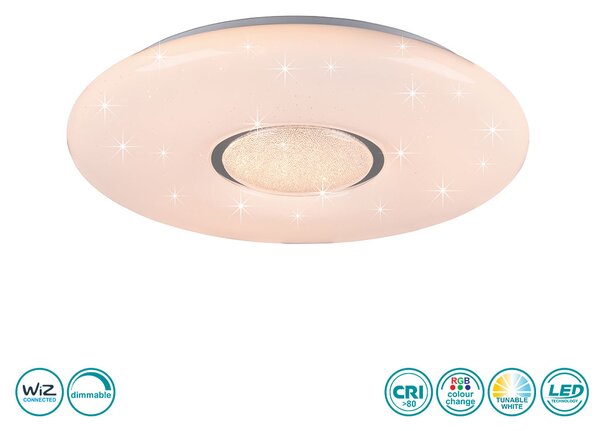 Φωτιστικό Οροφής RL Lighting Lia R65051000 Λευκό Smart