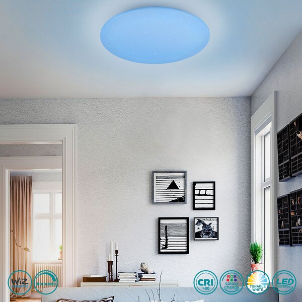 Φωτιστικό Οροφής RL Lighting Fara R65006000 Λευκό Smart