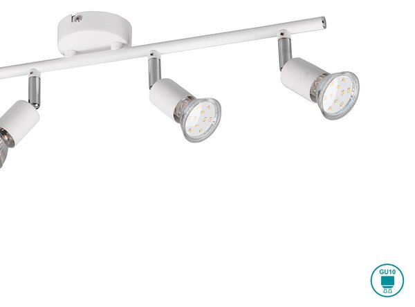 Σποτ RL Lighting Paris R80914031 Λευκό Ματ