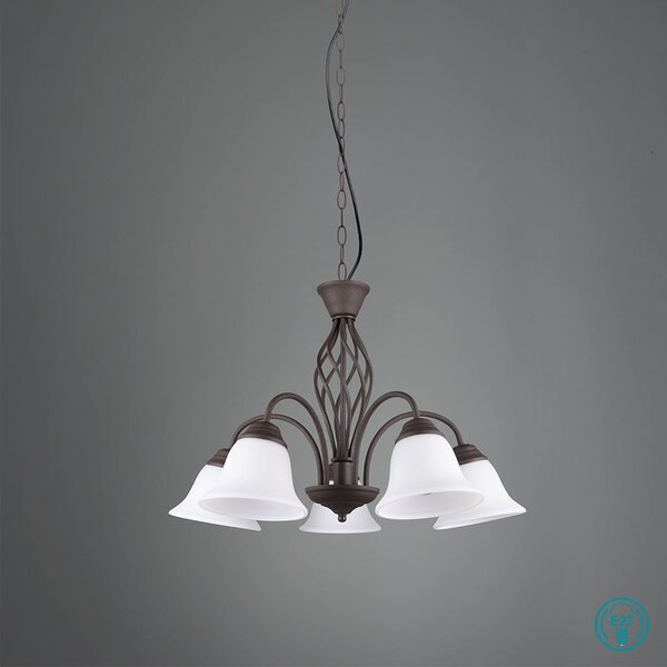 Φωτιστικό Κρεμαστό Trio Lighting Rustica 101000524 Σκουριά Χαλκού