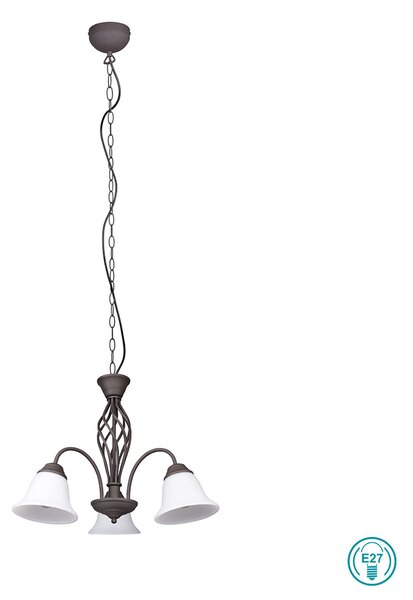 Φωτιστικό Κρεμαστό Trio Lighting Rustica 101000324 Σκουριά Χαλκού