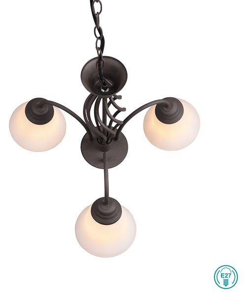 Φωτιστικό Κρεμαστό Trio Lighting Rustica 101000324 Σκουριά Χαλκού