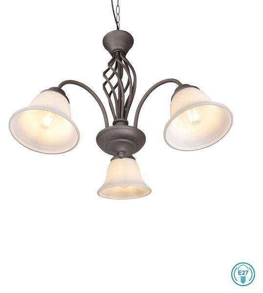 Φωτιστικό Κρεμαστό Trio Lighting Rustica 101000324 Σκουριά Χαλκού