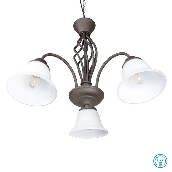 Φωτιστικό Κρεμαστό Trio Lighting Rustica 101000324 Σκουριά Χαλκού