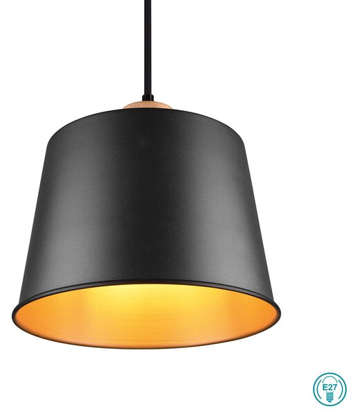 Φωτιστικό Κρεμαστό Trio Lighting Harris 312700132 Μαύρο Ματ