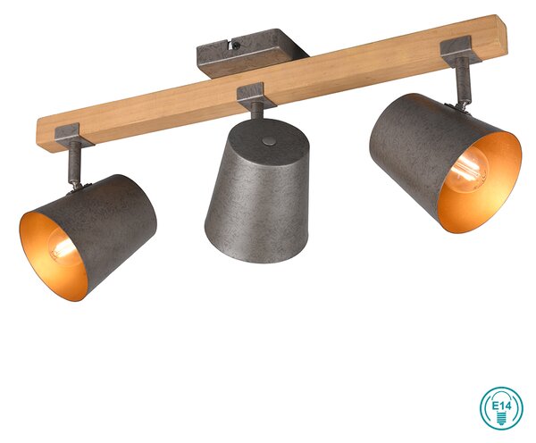 Σποτ Trio Lighting Bell 801900367 Νίκελ Αντικέ