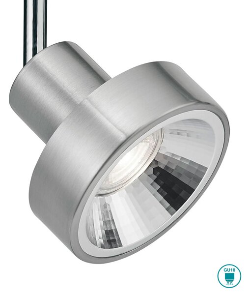 Σποτ Ράγας DUOline Trio Lighting Leon 78070107 Νίκελ Ματ