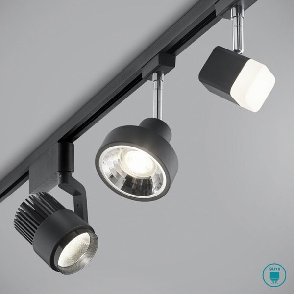 Σποτ Ράγας DUOline Trio Lighting Leon 78070107 Νίκελ Ματ