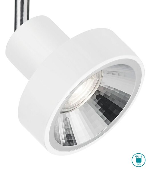 Σποτ Ράγας DUOline Trio Lighting Leon 78070131 Λευκό Ματ