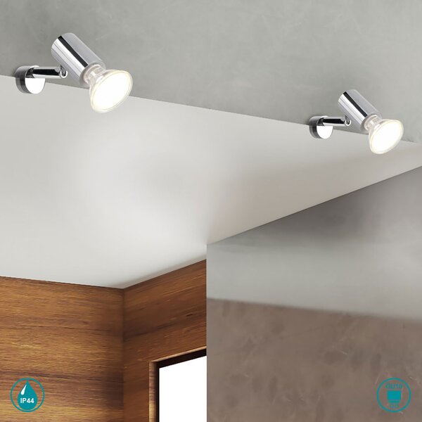 Απλίκα Μπάνιου Trio Lighting Lorenzo 283500106 Χρώμιο