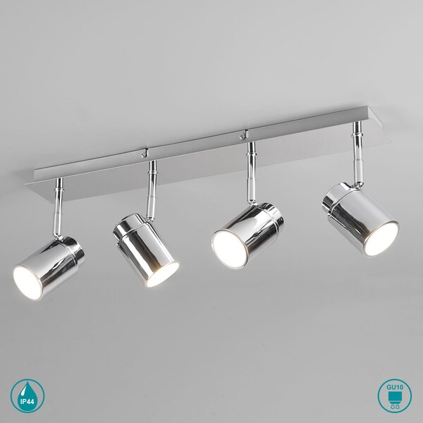 Φωτιστικό Οροφής Μπάνιου Trio Lighting Angelo 880400406 Χρώμιο