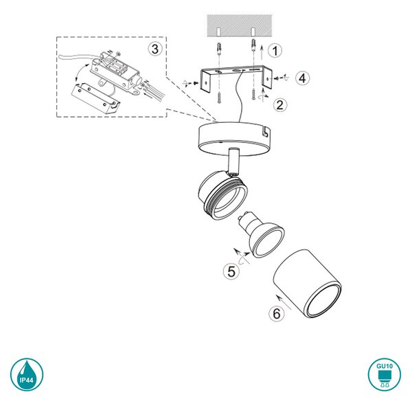 Απλίκα Μπάνιου Trio Lighting Angelo 880400106 Χρώμιο