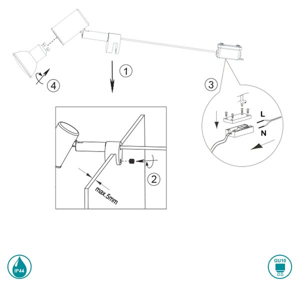 Απλίκα Μπάνιου Trio Lighting Lorenzo 283500106 Χρώμιο