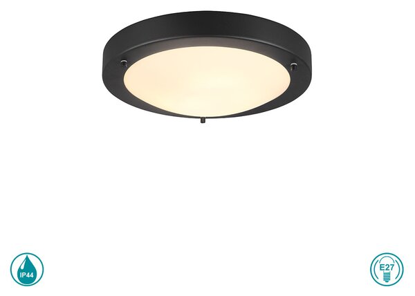 Φωτιστικό Οροφής Trio Lighting Condus 6801011-32 Μαύρο Ματ