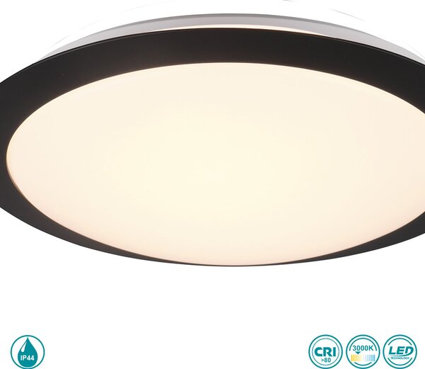 Φωτιστικό Οροφής Trio Lighting Umberto 680310132 Μαύρο Ματ