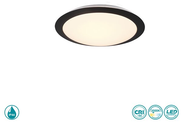 Φωτιστικό Οροφής Trio Lighting Umberto 680310132 Μαύρο Ματ