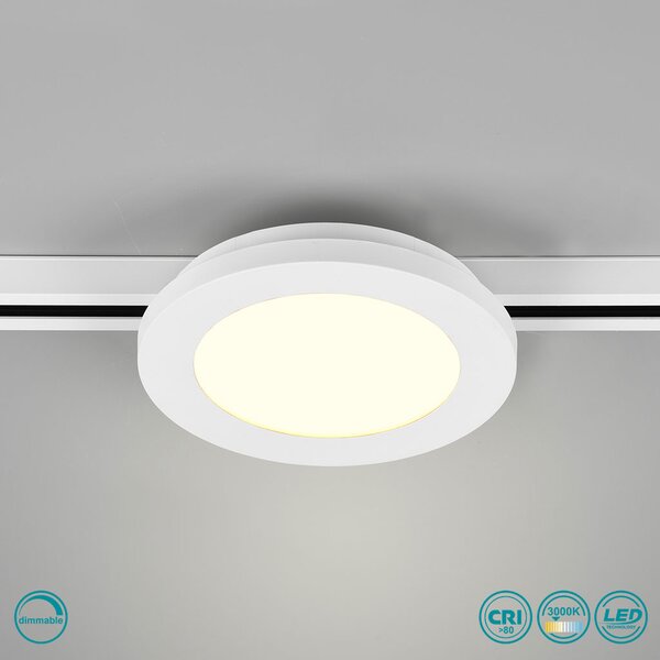 Φωτιστικό Οροφής Ράγας DUOline Trio Lighting Camillus 76921031 Λευκό Ματ