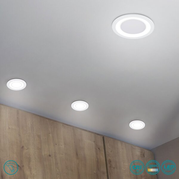 Φωτιστικό Σποτ Χωνευτό Trio Lighting Core 652510106 Χρώμιο