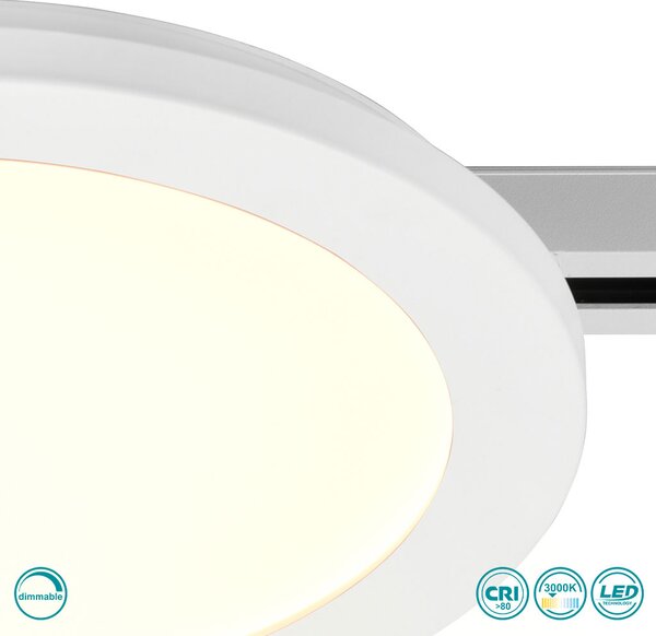 Φωτιστικό Οροφής Ράγας DUOline Trio Lighting Camillus 76921531 Λευκό Ματ