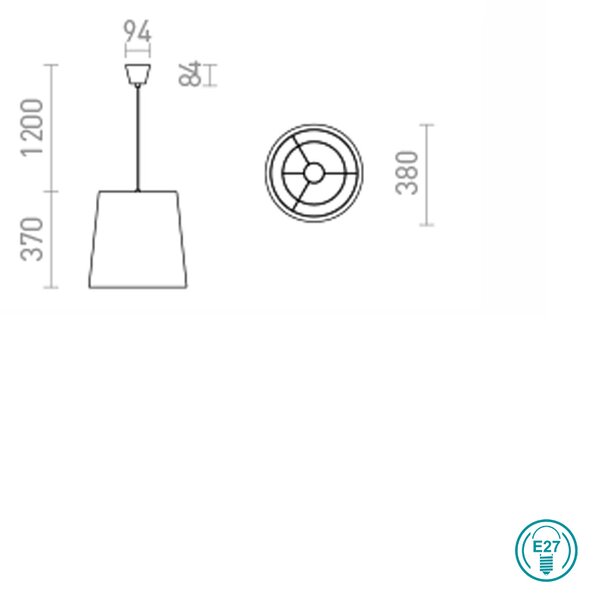 Φωτιστικό Κρεμαστό Rendl Light Pollock R13280 Λευκό