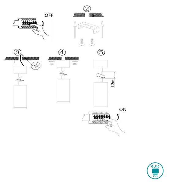 Φωτιστικό Κρεμαστό Rendl Light Belenos R13366 Μαύρο