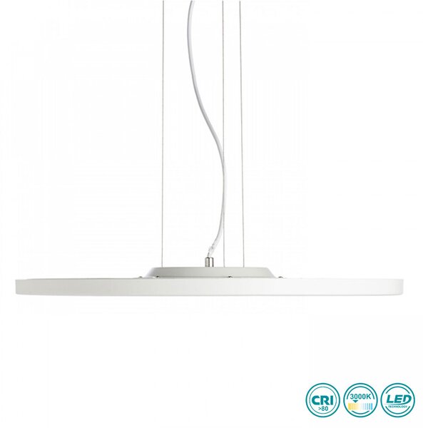 Φωτιστικό Κρεμαστό Rendl Light Moneta R10581 Λευκό