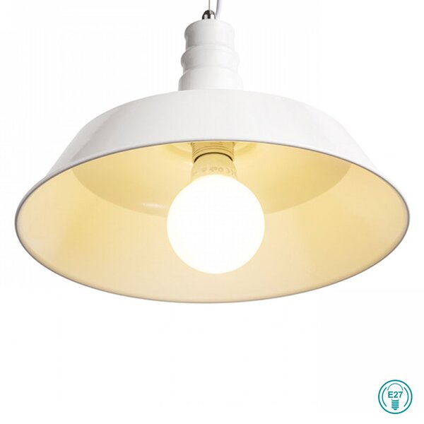 Φωτιστικό Κρεμαστό Rendl Light Goldie R11691 Λευκό