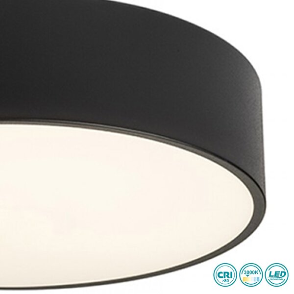 Φωτιστικό Οροφής Rendl Light Mezzo R13329 Μαύρο