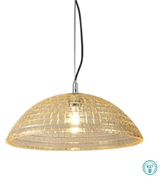 Φωτιστικό Κρεμαστό Fabas Luce Diamond 3635-40-125 Μελί