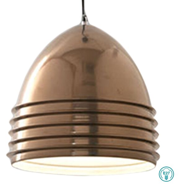 Φωτιστικό Κρεμαστό Fabas Luce Gavia 3609-45-179 Κεραμικό Bronze