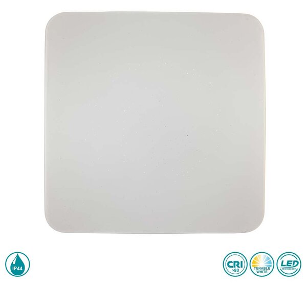 Πλαφονιέρα Intec I-Moon-Q38 CCT 8031414879830 Λευκή (Tunable White)