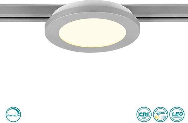 Φωτιστικό Οροφής Ράγας DUOline Trio Lighting Camillus 76921087 Γκρι