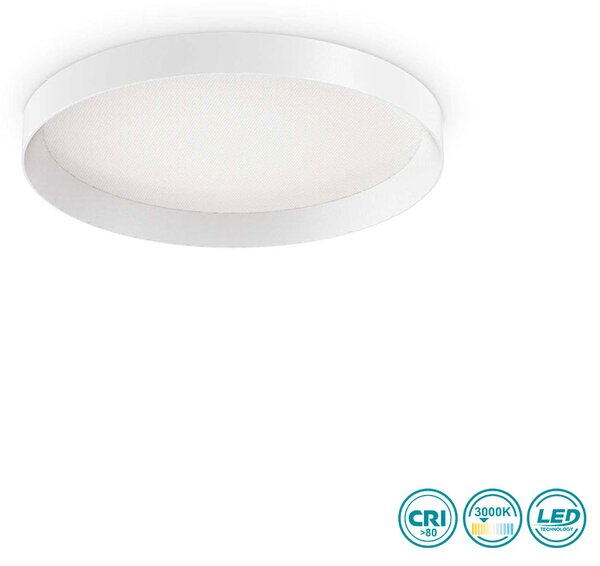 Φωτιστικό Οροφής Ideal Lux Fly 270272 Λευκό (3000Κ)