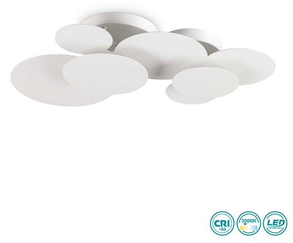 Φωτιστικό Οροφής Ideal Lux Cloud 285207 Λευκό (3000Κ)