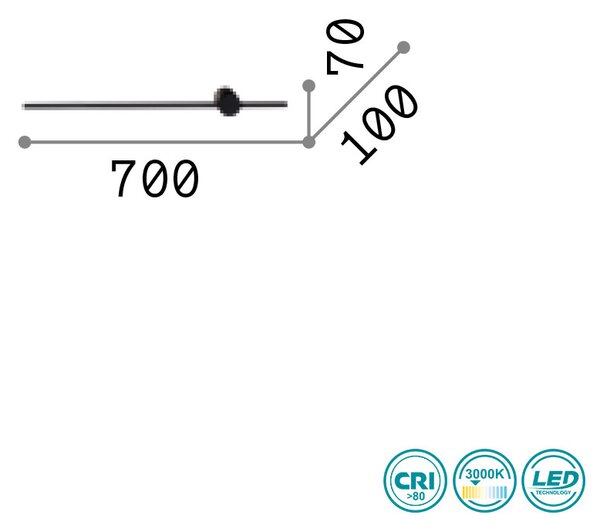 Απλίκα Ideal Lux Essence 285115 Λευκή