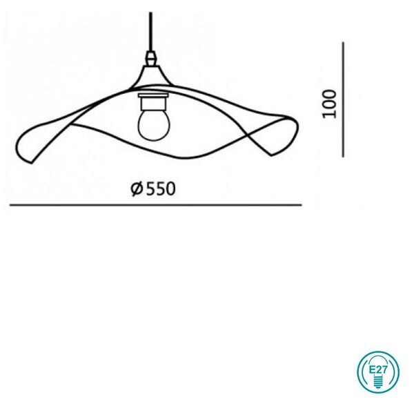 Φωτιστικό Κρεμαστό Sun Light Griffin GYD-324C