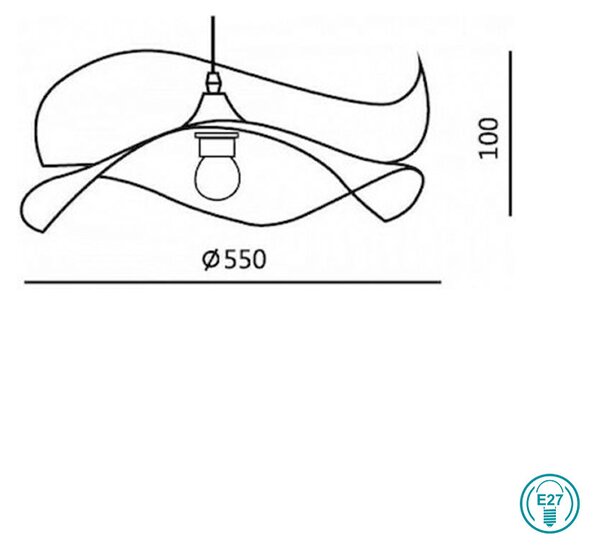 Φωτιστικό Κρεμαστό Sun Light Griffin GYD-325G