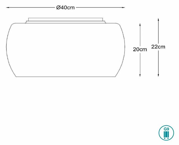 Φωτιστικό Οροφής Lucide Pearl 70163-05-11 Χρώμιο