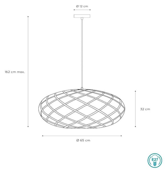 Φωτιστικό Κρεμαστό Lucide Wolfram 21417-65-02 Χρυσό