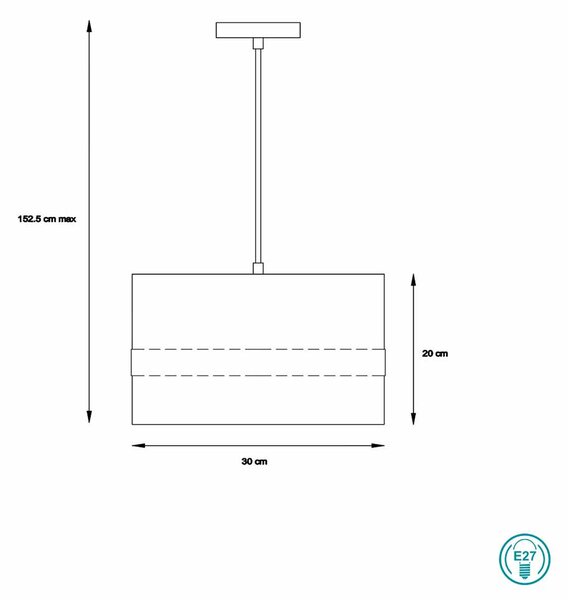 Φωτιστικό Κρεμαστό Lucide Tusse 10409-01-33 Πράσινο