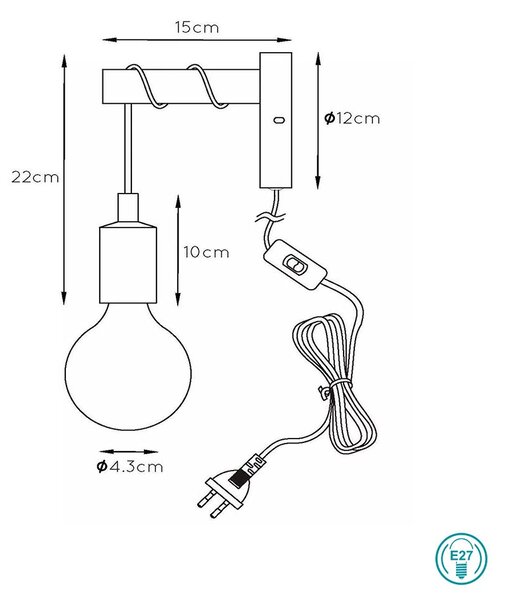 Απλίκα Lucide Pola 08227-01-66 Ροζ