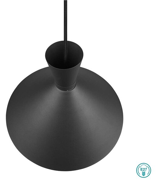 Κρεμαστό Φωτιστικό RL Lighting Enzo R30781932 Μαύρο Ματ