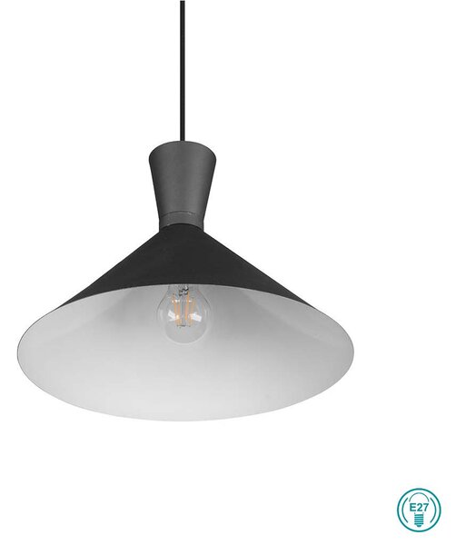 Κρεμαστό Φωτιστικό RL Lighting Enzo R30781932 Μαύρο Ματ