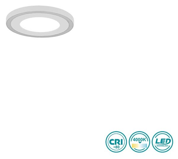 Φωτιστικό Οροφής RL Lighting Carus R67222031 Λευκό Ματ