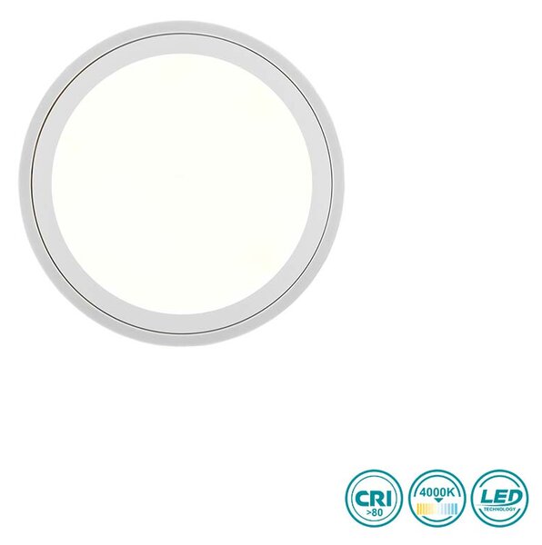 Φωτιστικό Οροφής RL Lighting Carus R67224331 Λευκό Ματ