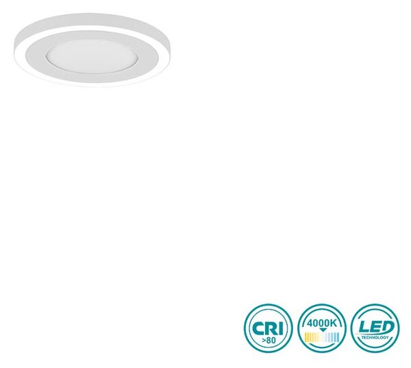 Φωτιστικό Οροφής RL Lighting Carus R67222031 Λευκό Ματ